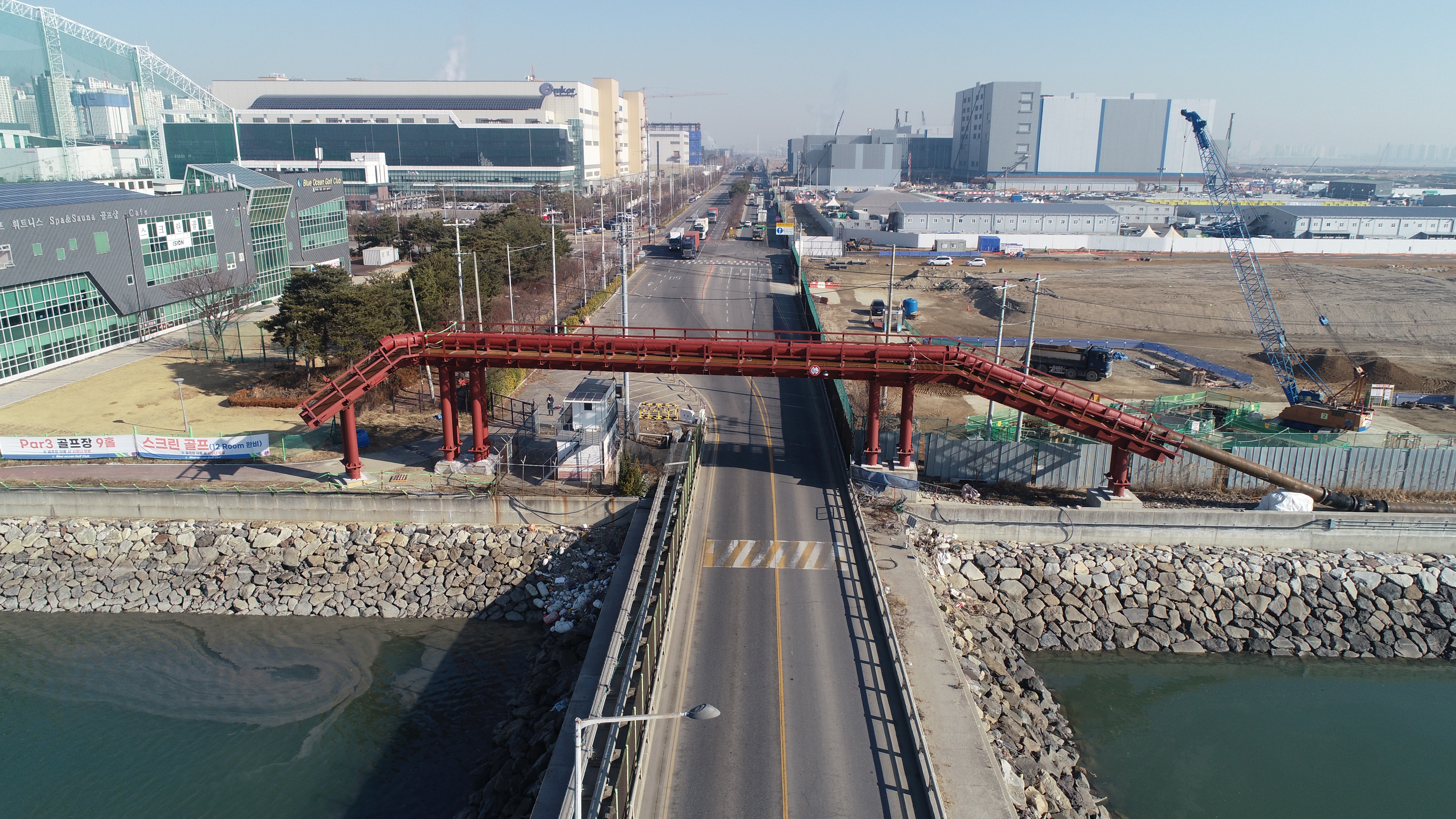 [가설교량] 송도 워터프런트 1-2단계 건설공사 ◈ 발주처 : 디엘이엔씨...